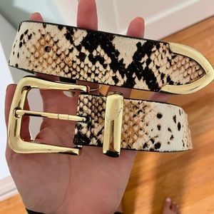 Snakeskin Topshop belt
